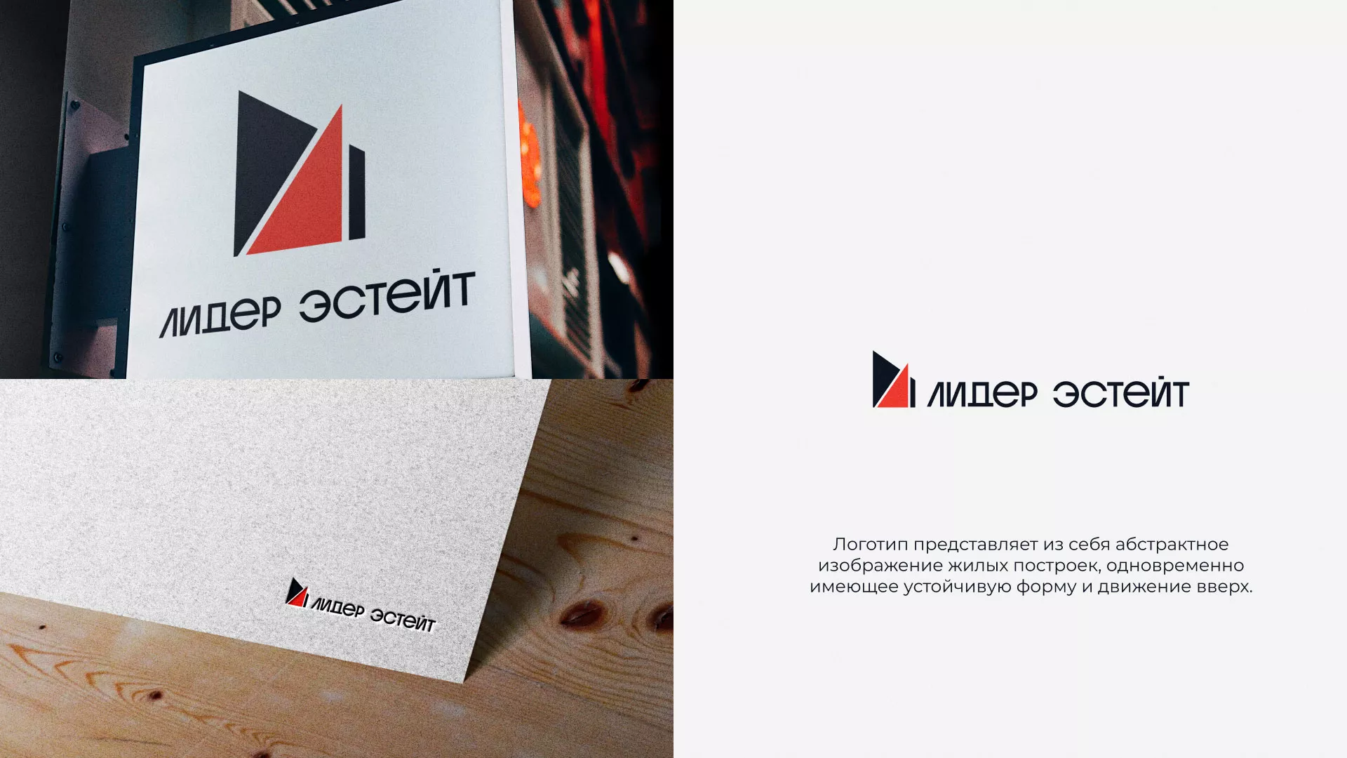 Сделали логотип для агентства недвижимости «Лидер Эстейт» в Гавриловом Посаде